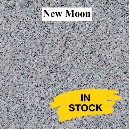New Moon quartz aggregate epoxy blend sample for slip-resistant floors